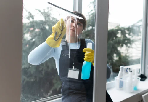 Nettoyage de vitres intérieures et extérieures au Tréhou